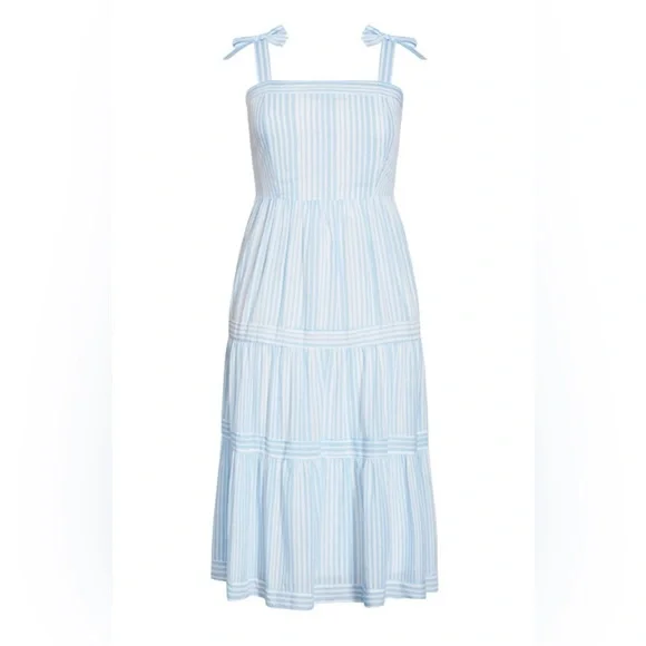 NWT City Chic Blue and White Striped Dress - Picture 1 of 5